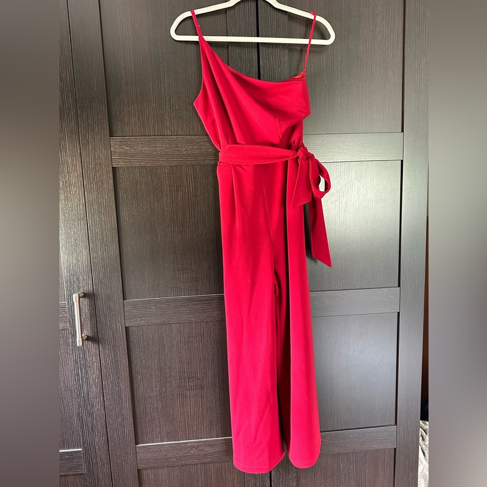Elegant Red Jumpsuit